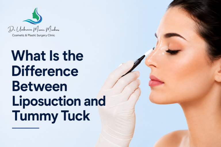 What Is the Difference Between Liposuction and Tummy Tuck