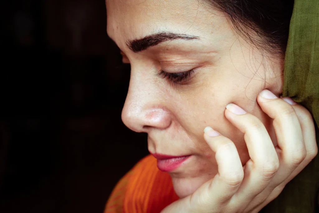 Under-eye area of the face