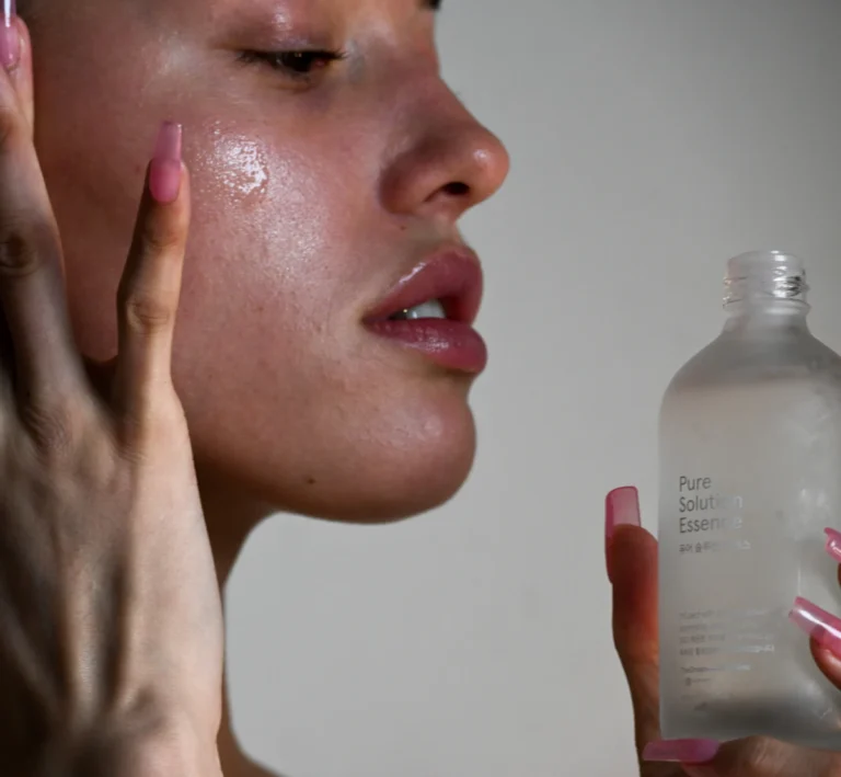 Fresh, glowing skin after a facial