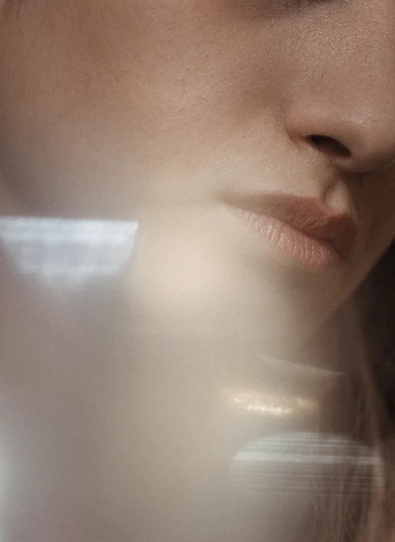 Smooth chin and neck skin