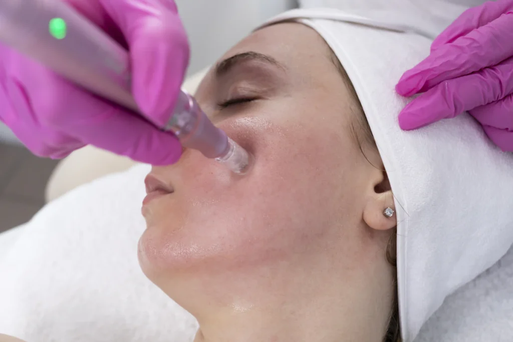 Facial treatment with a fine-needle device, mesotherapy in Islamabad