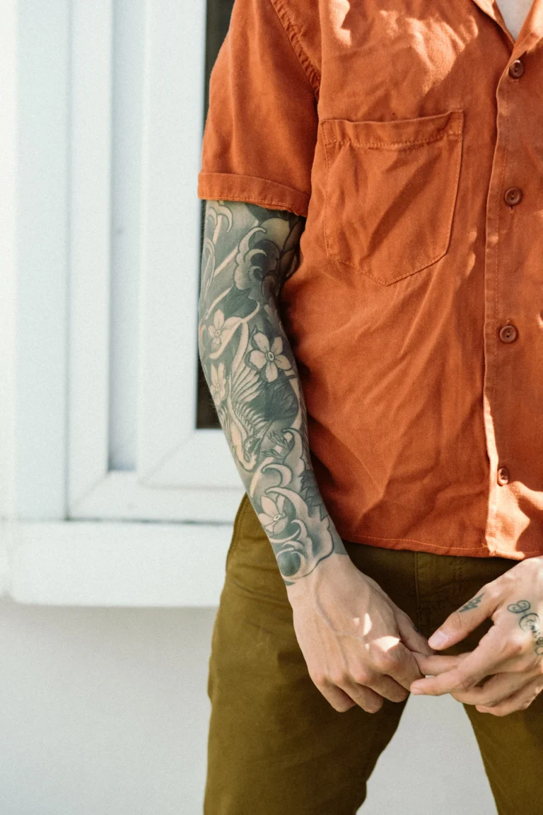 Arm sleeve tattoo