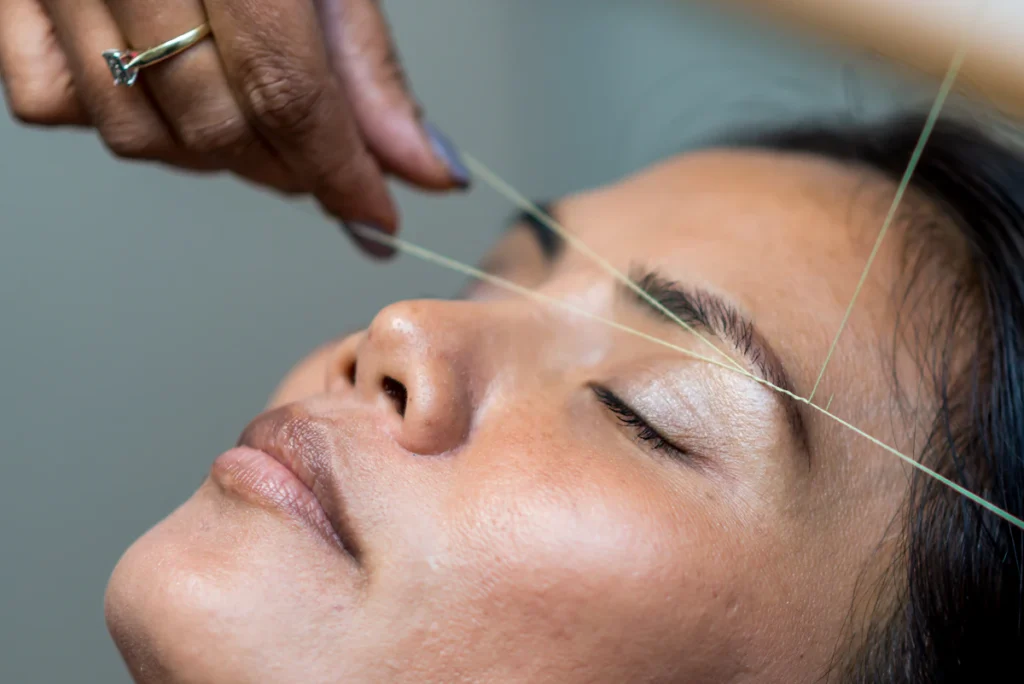 Face during treatment, thread lift in Islamabad